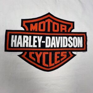 Harley Davidson Muscle Tee Men 2XL White Pat Rogers Speedway Vintage 2005 Moto